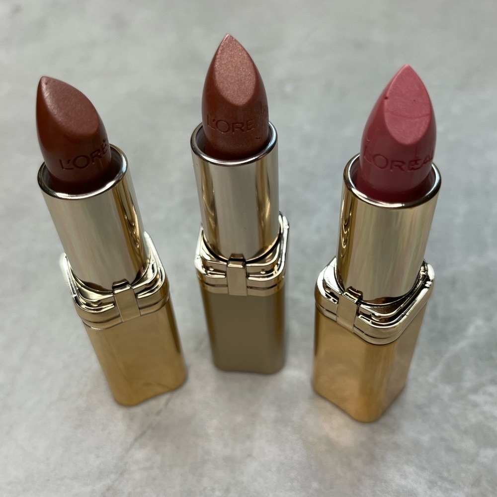 (3) L'Oreal Lipstick Colour Riche Bundle